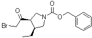  (3R,4S)-3-(2-溴乙?；?-4-乙基-1-吡咯烷羧酸芐酯