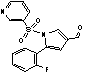 5-(2-Fluorophenyl)-1-[(pyridin-3-yl)sulfonyl]-1H-pyrrole-3-carboxaldehyde